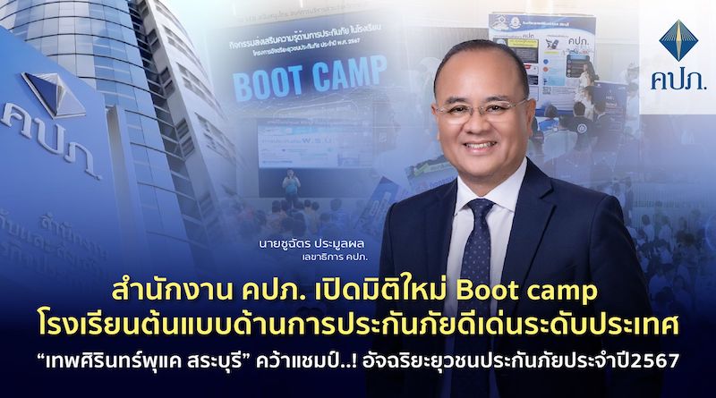 “เทพศิรินทร์พุแค สระบุรี” คว้าแชมป์ อัจฉริยะยุวชนประกันภัยประจำปี2567