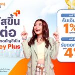 “Money Plus” รับเงินคืน 1% ทุกการใช้จ่าย